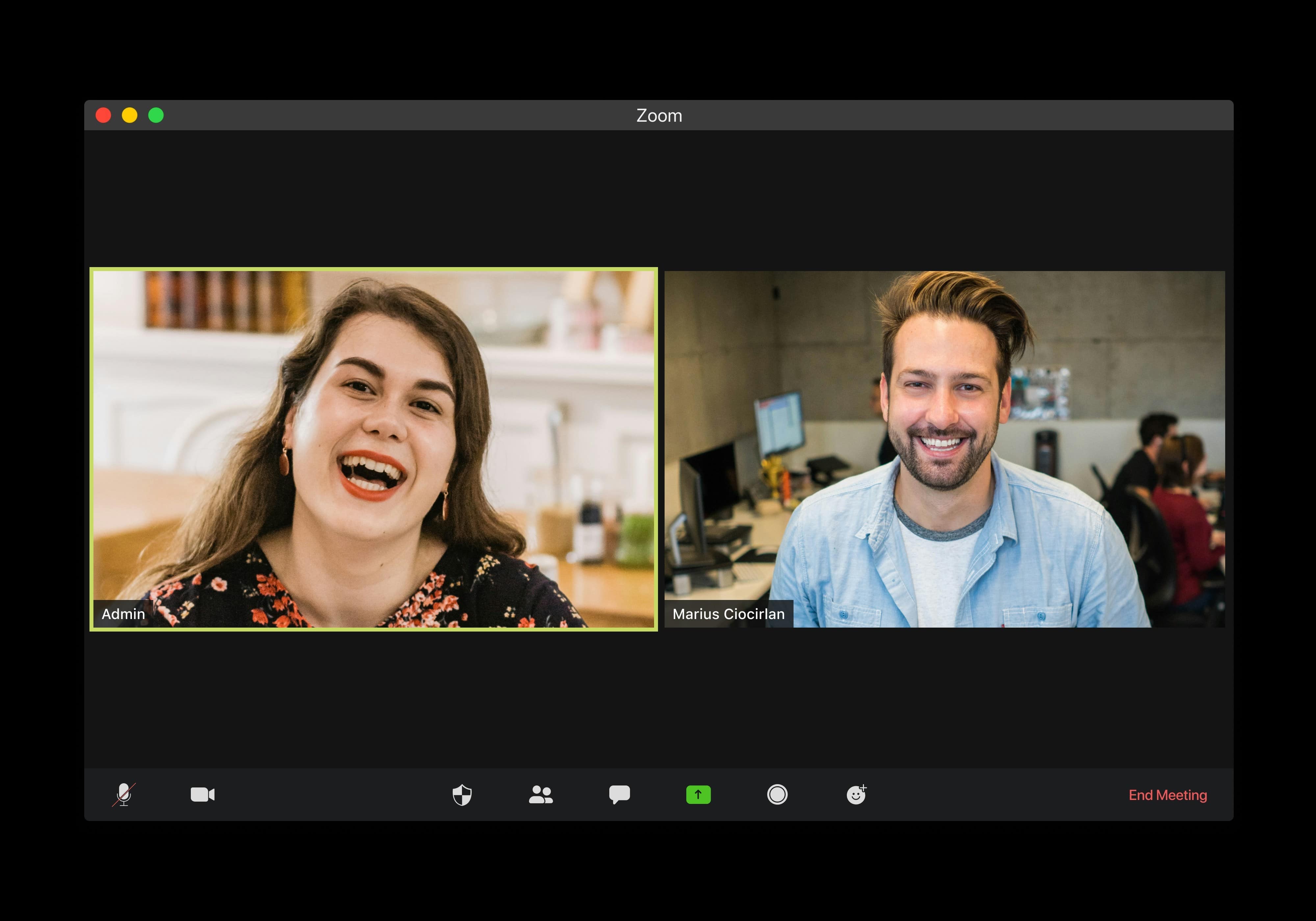 Zoom call with prospect